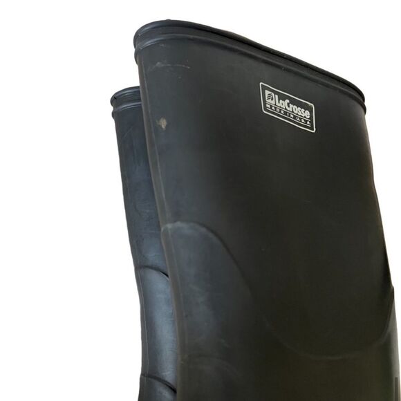 Lacrosse kids black rubber rain boots Sz
13 - Picture 7 of 13